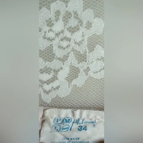 Slip pink 50s vintage Elegant Pink Lace trim Dress adjustable strap lightweight - Picture 14 of 14